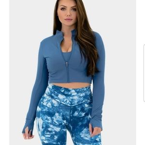 Balance Athletica The Elevate Cropped Zip Clarity
